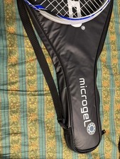 Head Microgel Raptor Oversize 110" Head 4 1/4 Grip Tennis Racquet  Case BLUE