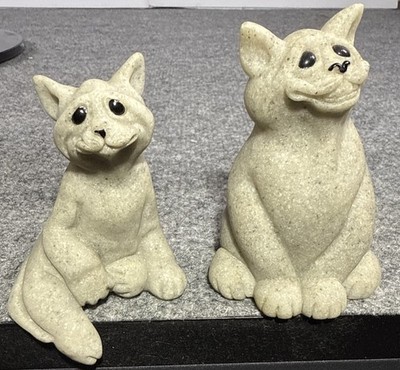 Quarry Critter Second Nature Design Coco 2001 and 2000 Chico Figurines