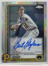 BERT BLYLEVEN 2025 TOPPS CHROME UPDATE LEGENDS AUTO AUTOGRAPH #29/50 PIRATES SSP