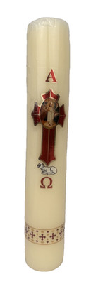 Cirio Pascual  1/2 kilo 11.5 l  x 2  w Paschal  Candle Easter  Holy Week