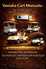 Yamaha Golf Cart Service Repair Manual For G2 G9 G11 G14 G16 G19 G20 G22 G29