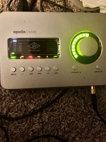 Universal Audio Apollo Solo Heritage USB-C Audio Interface Used