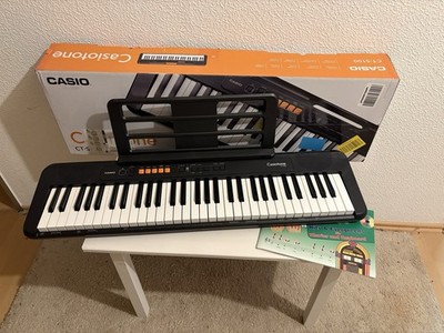 Casio Casiotone CT-S100 Keyboard mit Originalkarton, Notenständer & Lernheft