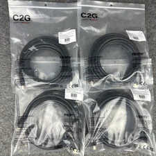 C2G 15ft High Speed HDMI Cable with Ethernet - 4K 60Hz - M/M 50612 Lot of 4
