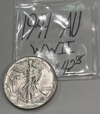 Mezzo dollaro 1941 Walking Liberty (AU) circa monete ENN non circolate "epoca seconda guerra mondiale"