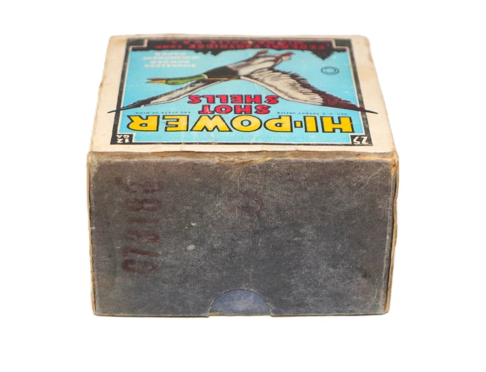 Federal Hi-Power 12 Ga. 2-Pc Escopeta Shell Box - VACÍA Foto 4 de 4