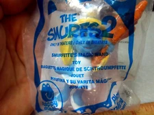 Smurfs 2 McDonald's Happy Meal Toy, ACTION FIGURE 2013, Smurfettes Magic Wand #2
