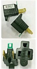4Polarized outlets Grounding Adapter 4 pack BLACK 3 to 2 Prong Adapters