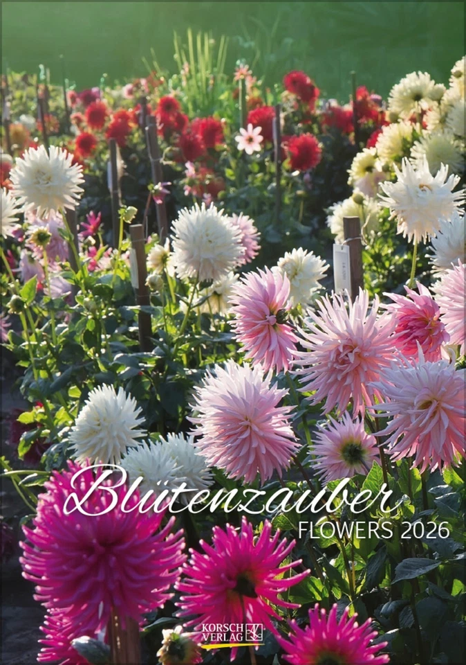 Korsch Blütenzauber Monatskalender Wandkalender 2026