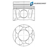 Kolben Kolbenschmidt 41070600 FüR Opel Insignia A Astra J