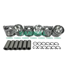 New 6x 164-6560 Piston Kit STD For Caterpillar 3306 Engine TRACTOR D4E SR D5E