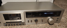 Vintage Technics M14 Silver Fronted Stereo Cassette Deck Hi-Fi Separate - H