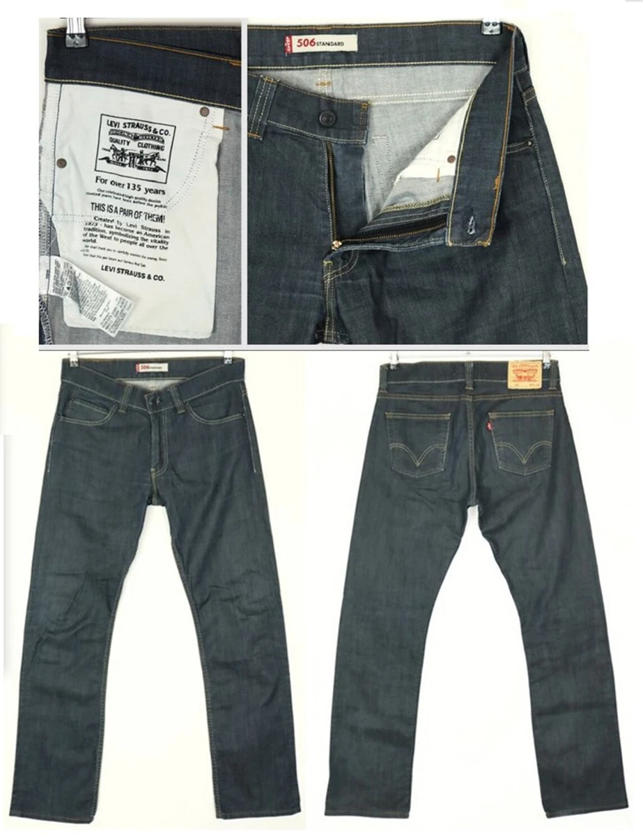 Levis 506 standard straight men's cheap jeans