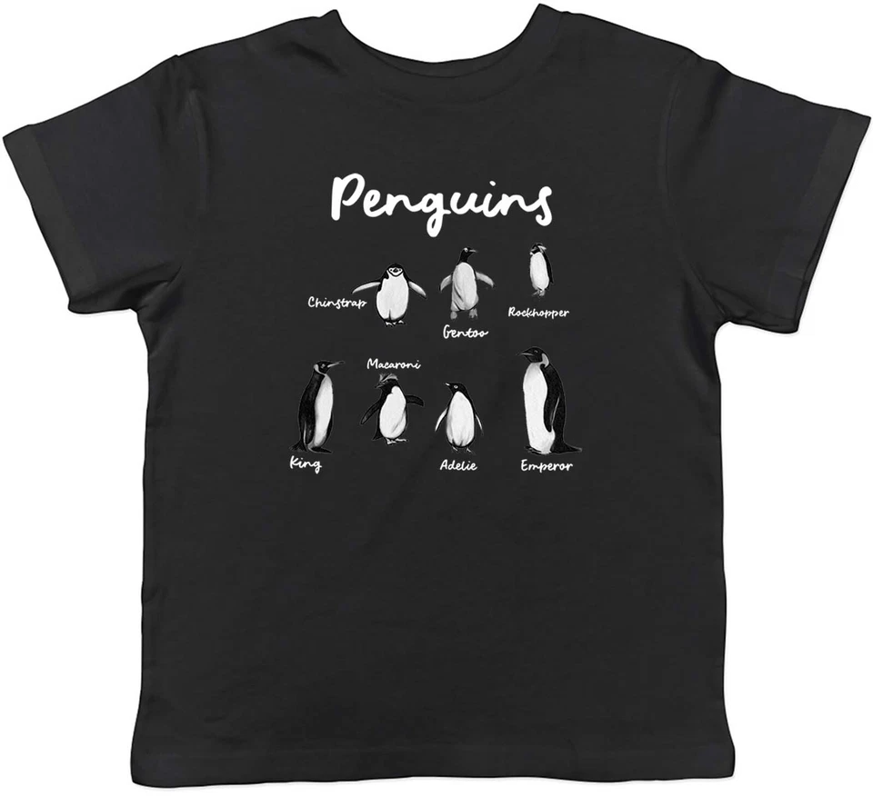 BABY ORIGINALS Pinguine der Welt Kinder T-Shirt National Pinguin Day Kinder Jungen Mädchen Geschenk