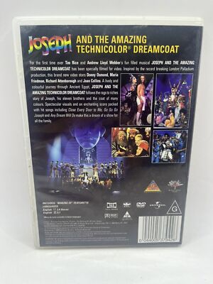 Joseph and the Amazing Technicolor Dreamcoat (DVD, 1999) Donny