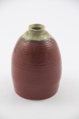 MC Mod Vintage Willmark Crafters Originals Pottery Vase Ribbed Beehive RingWare
