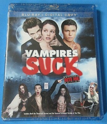 Vampires Suck Blu-ray Disc, 2-Disc Set Extended Digital Bite Me Edition NEW 2010