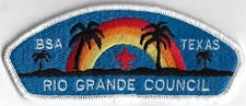 Rio Grande Council CSP BSA Texas WHT Bdr. [MX-6168]