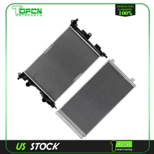 Fits 2017-2022 Jeep Compass Replacement Radiator & Condenser Cooling Assembly