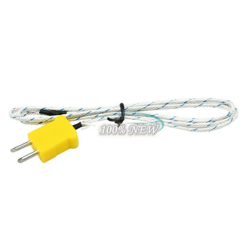 1PC NEW K Type Thermocouple Probe Sensor For Digital Thermometer 1M 100CM - Foto 2 di 8