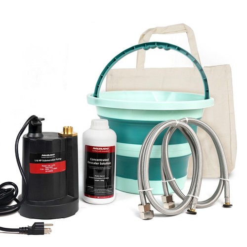 Tankless Water Heater Flushing Kit MIZUDO Heater Cleaner with