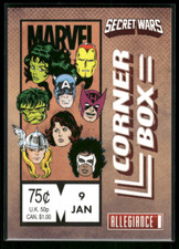 2024 Upper Deck Marvel Allegiance Secret Wars Card #CB-9 9 Jan Corner Box
