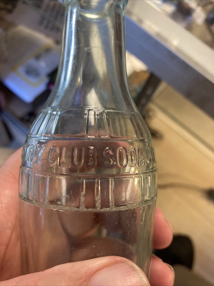 vintage Country Club Soda Co. green glass bottle,Springfield, Mass ...