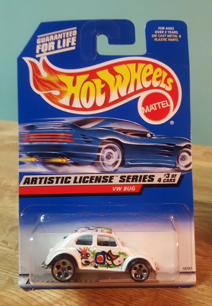 1998 Hot Wheels VW Bug Volkswagen Beetle Metal Bottom 1:64 Scale