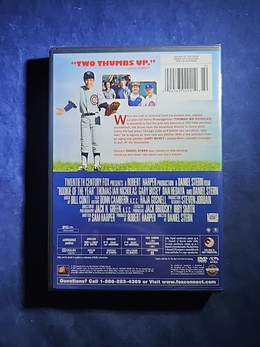 ROOKIE OF THE YEAR MOVIE 1993 ( DVD, 2011 ) SEALED - Picture 2 of 2
