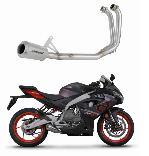 DOMINATOR Marmitta Sportiva Per Kawasaki GTR 1400 (2007-2009) | Terminale In Acciaio Inox Con DB Killer | Montaggio Plug&Play