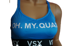 VICTORIA'S SECRET RACERBACK PADDED FITNESS GYM YOGA VSX SPORT BRA M