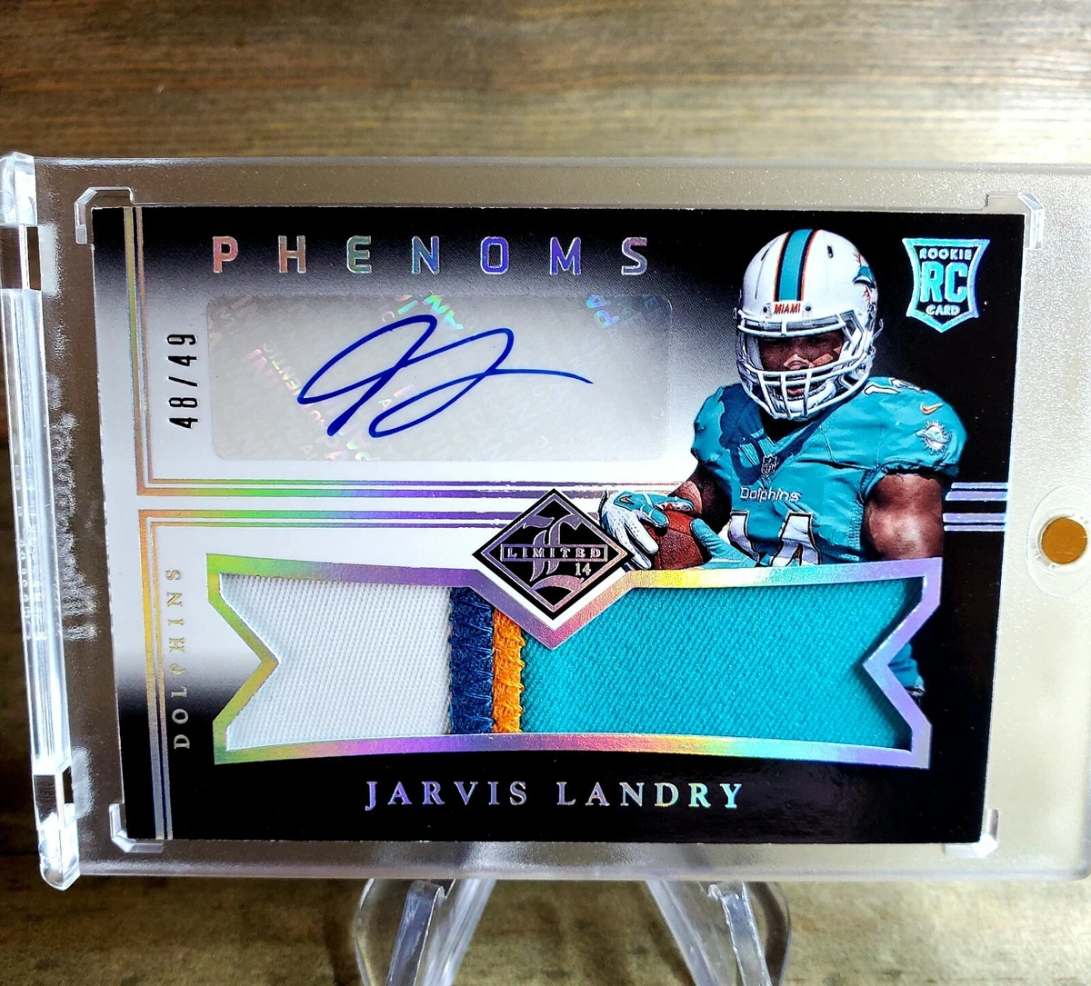 Jarvis Landry 2014 49 Auto RC Panini Limited Phenoms Autograph