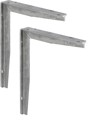 2x Schwerlast Regal-Konsole Regalträger Schwerlastträger Wand-Halter
