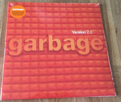 GARBAGE - Version 2.0 *2LP* LIMITED ORANGE VINYL NEW/OVP 20th Anniversary