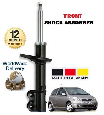 FOR TOYOTA YARIS VITZ 1.0 1.3 1999-2005 NEW 1 x FRONT SHOCK ABSORBER ...
