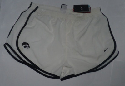 NEW NIKE NCAA Iowa Hawkeyes Tempo  Running Shorts Women Ladies XL NWT LA67