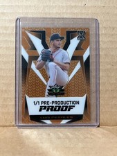 Luis Perales 2024 Leaf Metal Baseball 1/1 Pre Production Proof