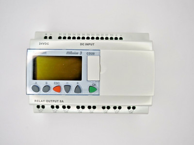 CROUZET Millennium 3 CD20 88970051 PLC 24VDC 12 IN [6 analog 10bit]- 8 OUT Relay