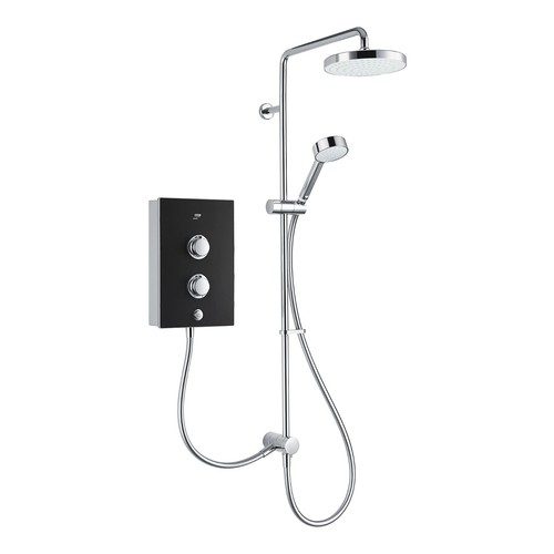 Mira Decor Dual Black onyx Electric Shower, 10.8kW eBay