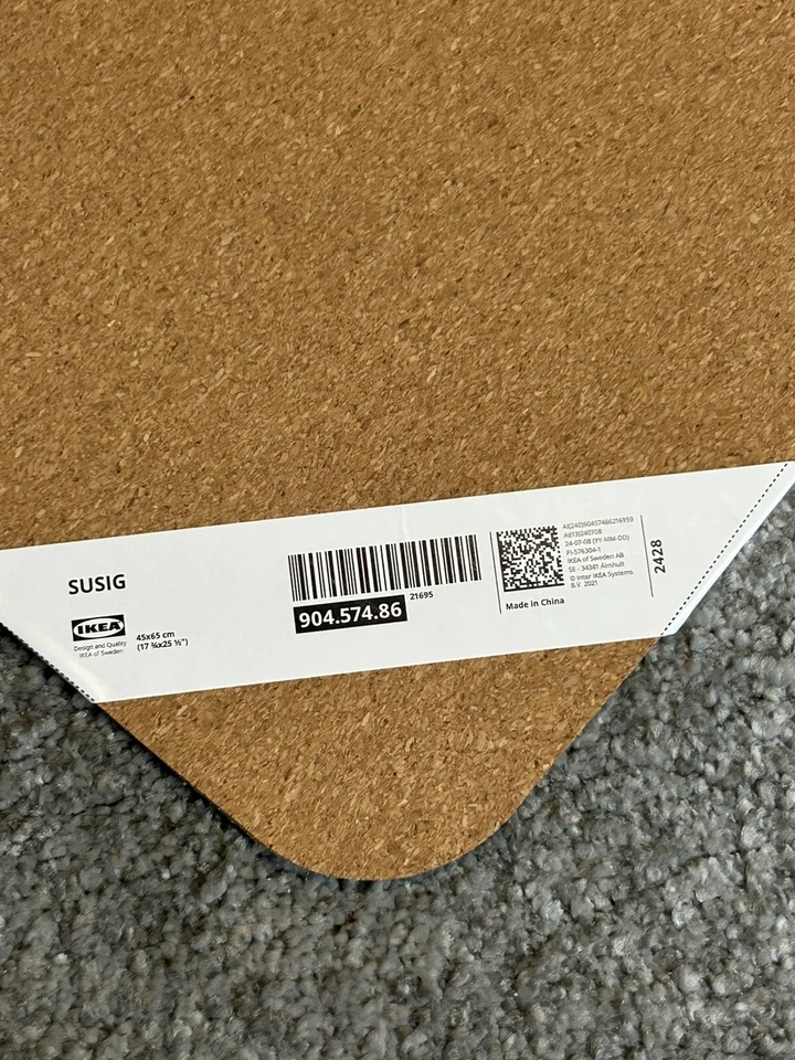 IKEA SUSIG Schreibunterlage Kork 45x65 cm - Bild 3 von 3
