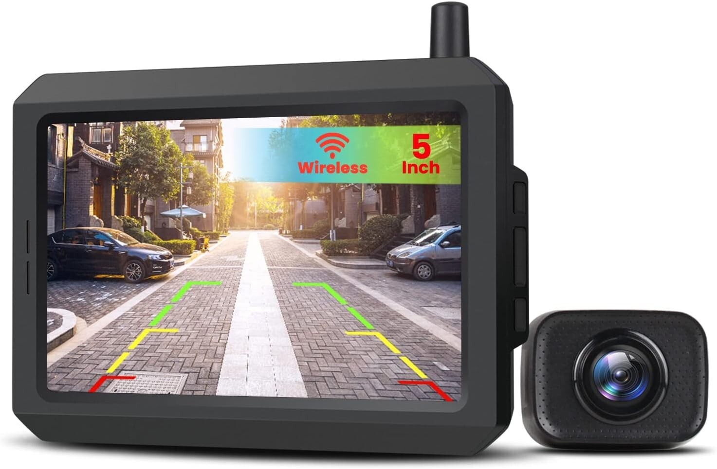 Caméra de recul sans fil à signal numérique stable et objectif IP68 étanche pour auto