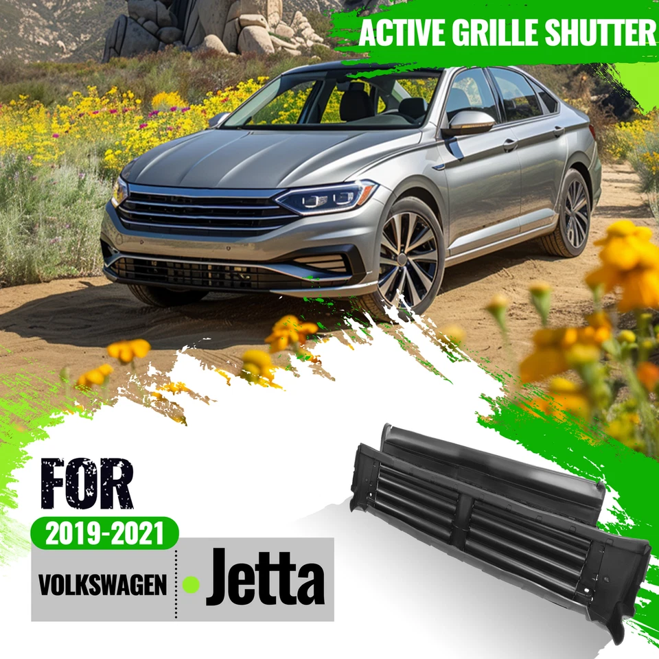 Conjunto de obturador de rejilla activa regulador de aire del radiador para Volkswagen Jetta 2019-2021 Foto 2 de 4