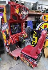 The Fast and Furious DRIFT Sit Down Arcade Driving Video Game Machine - 22" LCD