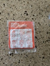 Vintage 1980 Space Fighter Puzzle Robot Figure BRAND NEW RARE MINT IN PACKAGE 