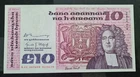 IRELAND  1978  £10 POUND SWIFT (KJC) BANKNOTE