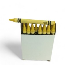 Crayola Crayons YELLOW Lot of 16 BULK Box
