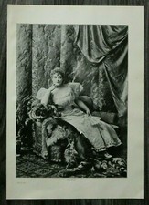 Franz Buhnenstern Mlle Calvat Schauspielerin Paris Mode F Vintage 00735 Ebay