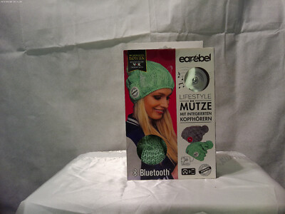 earebel Lifestyle Trenza Beanie ''Jufrako'' Grün Mütze mit integrierten Kopfhörer