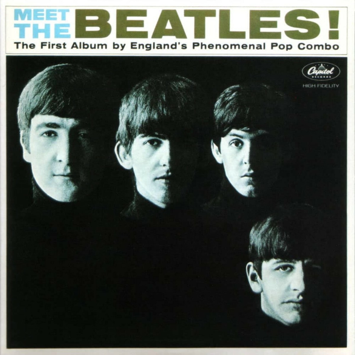 The BEATLES Meet the Beatles BANNER HUGE 4X4 Ft Fabric Poster