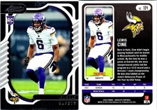 LEWIS CINE - 2022 Panini Absolute RC Rookie - Minnesota Vikings #184